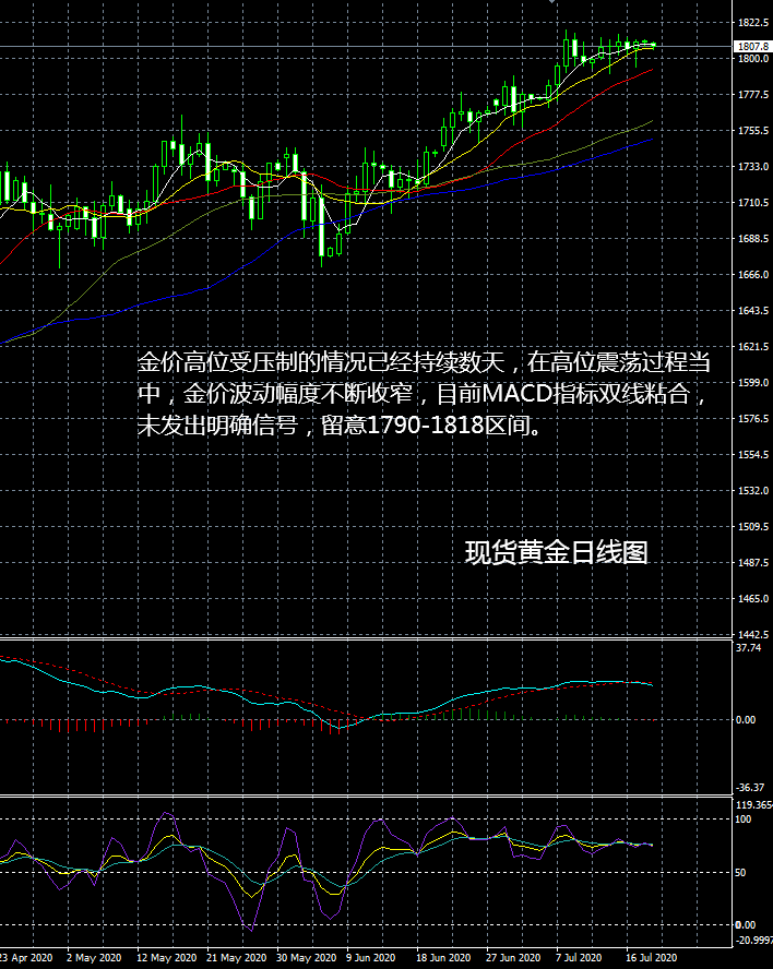 现货黄金操作建议最新分析解读